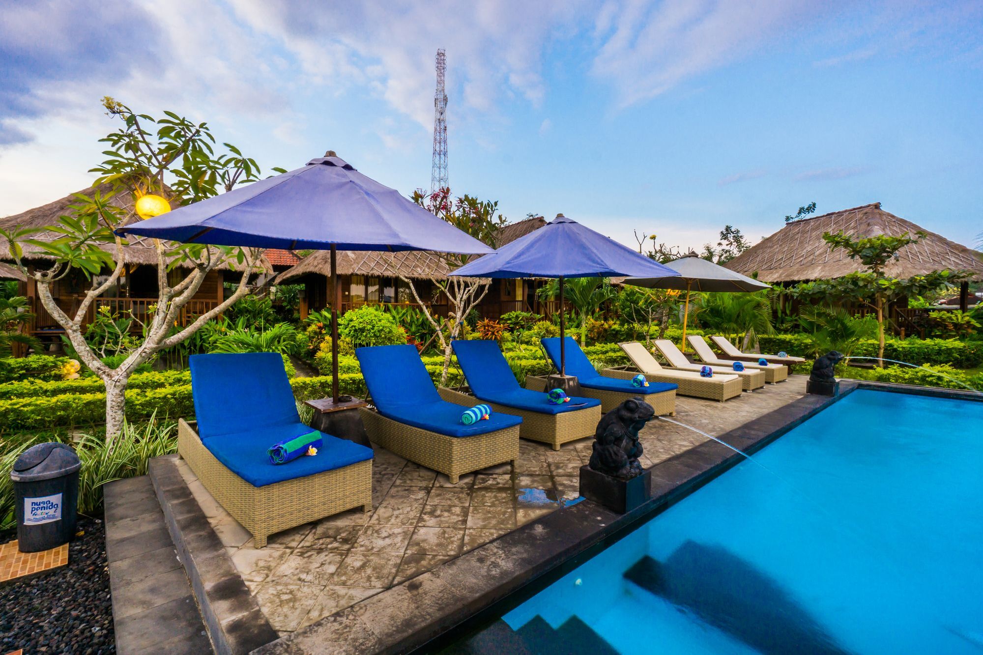 Laguna Reef Huts Nusa Lembongan  Bagian luar foto